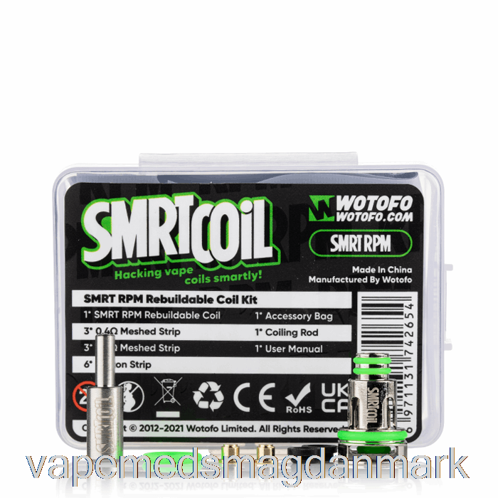 Vape Væske Wotofo Smrt Rebuildable Coil Kit [rpm] Rebuildable Coil Kit